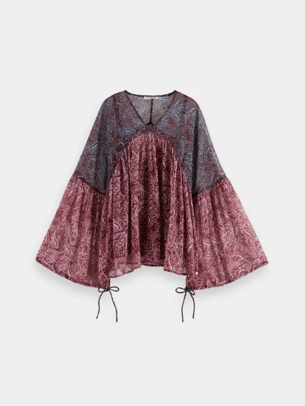 Printed fil coupe top sold by Scotch and Soda