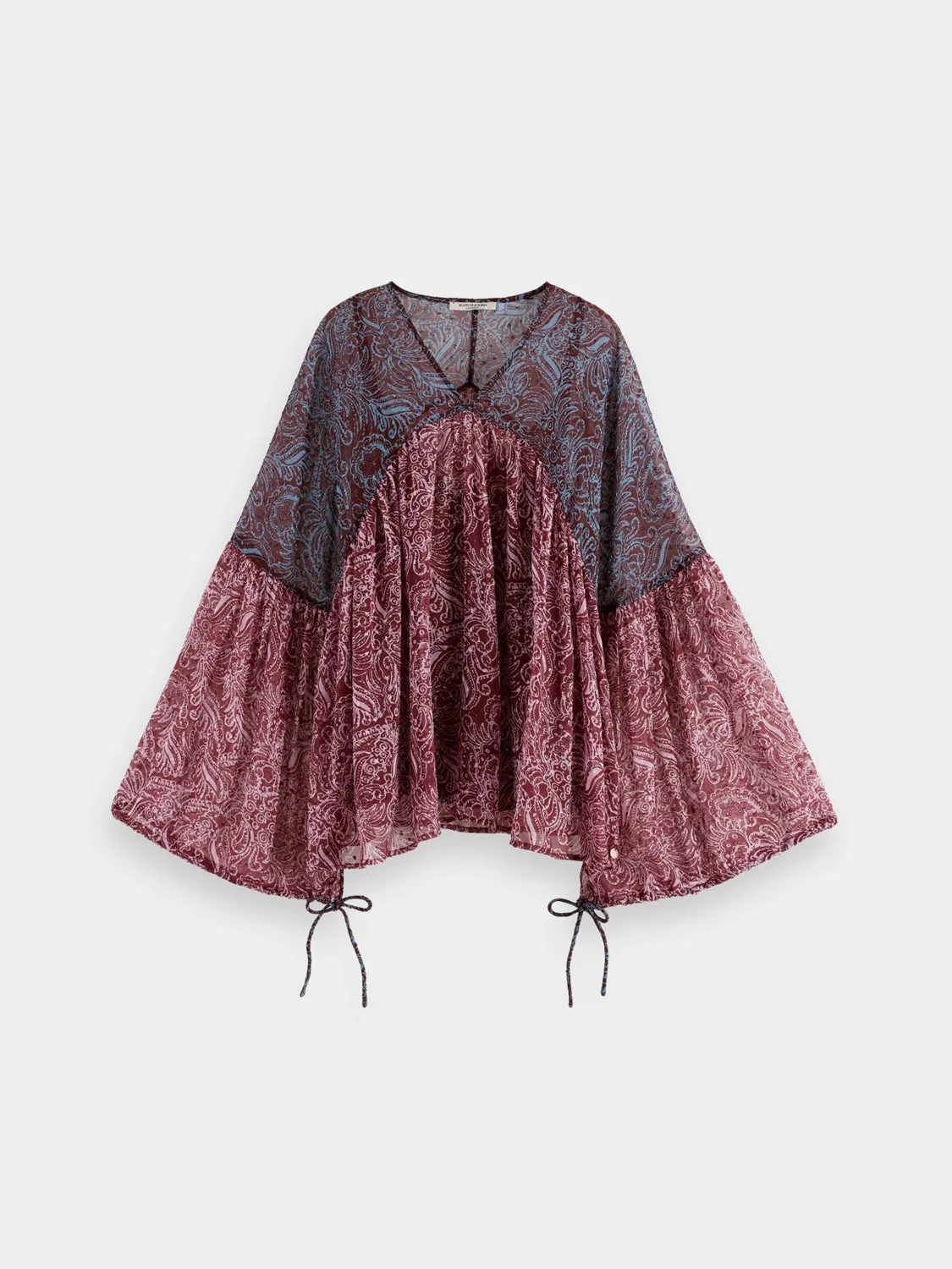 Printed fil coupe top sold by Scotch & Soda