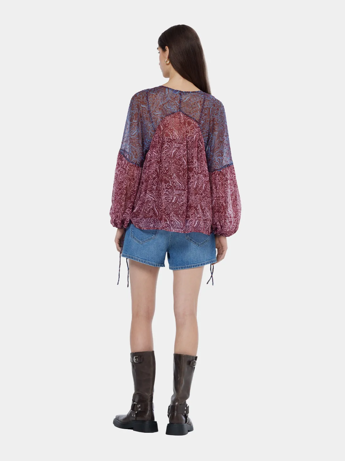 Printed fil coupe top sold by Scotch & Soda product image thumbnail 3