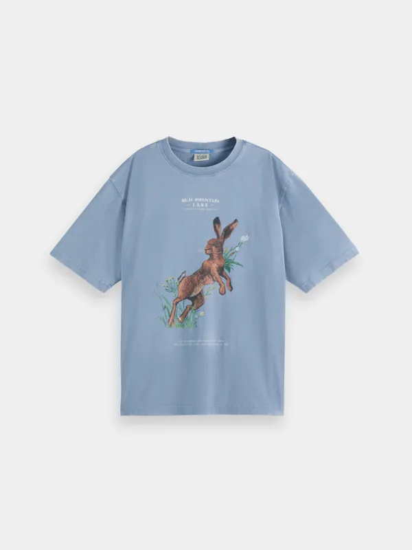 Washed artwork t-shirt sold by Scotch and Soda