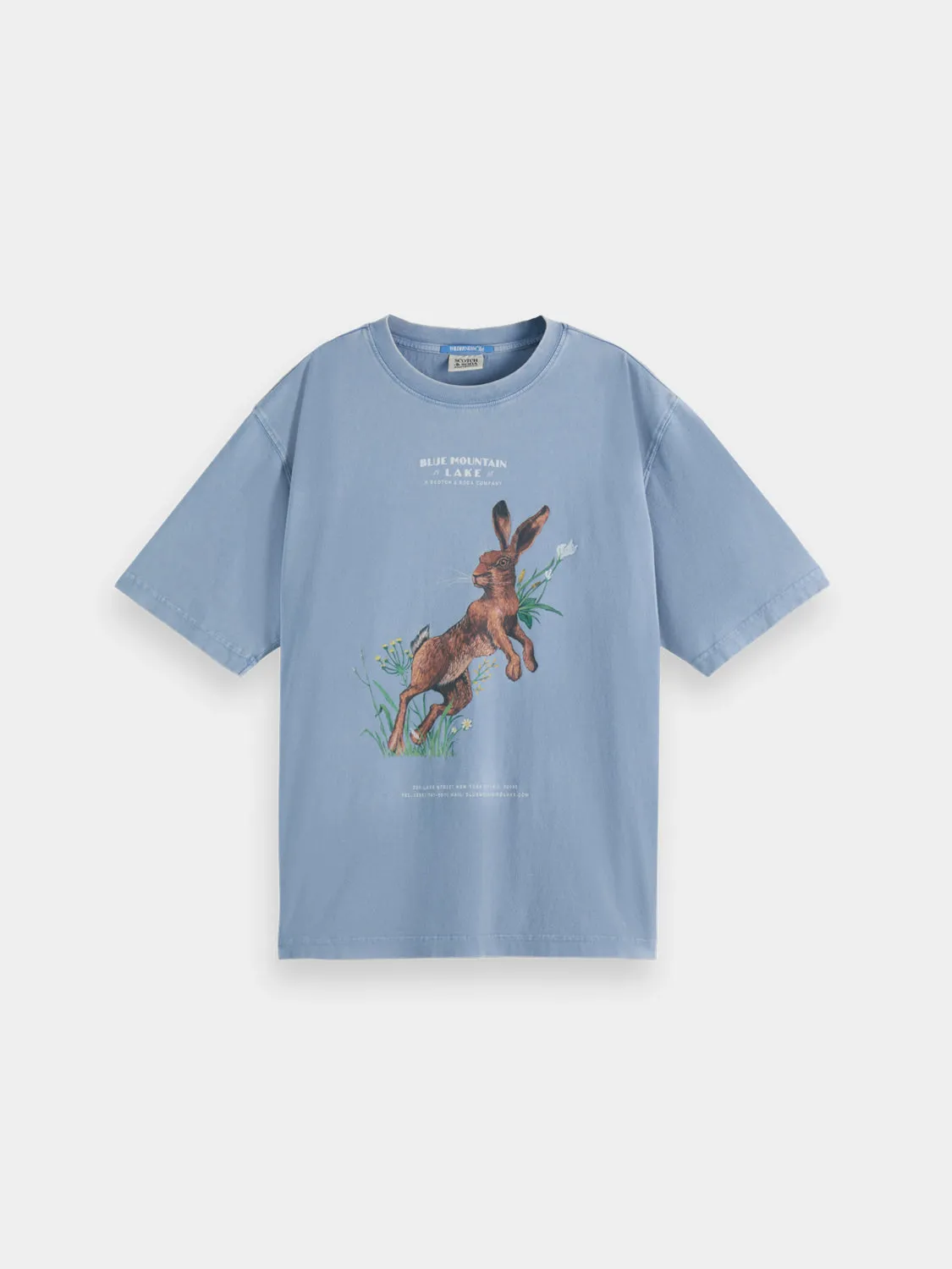 Washed artwork t-shirt sold by Scotch and Soda