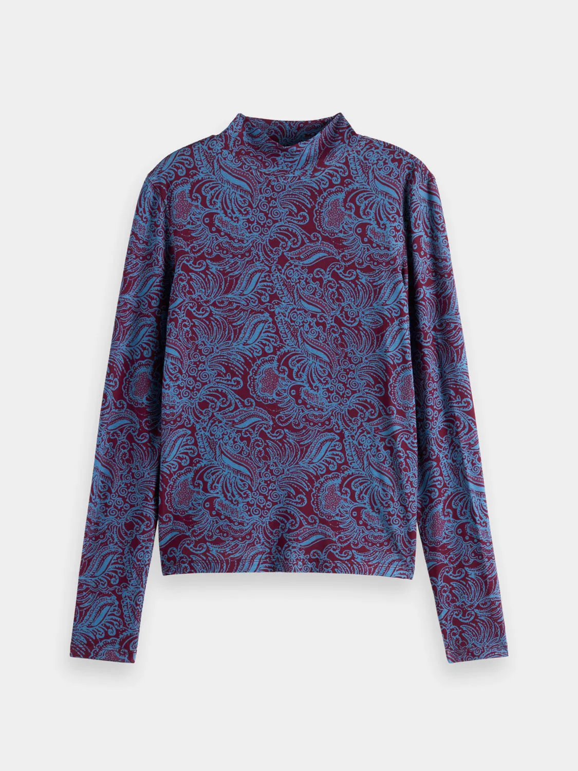 Printed mock neck sold by Scotch and Soda