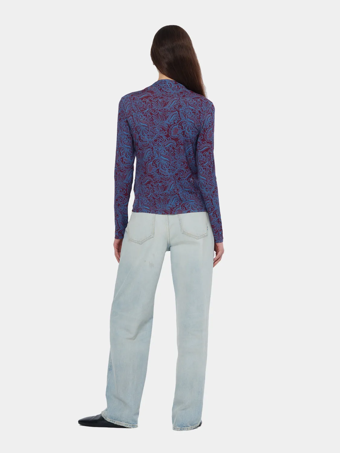 Printed mock neck sold by Scotch and Soda product image thumbnail 3