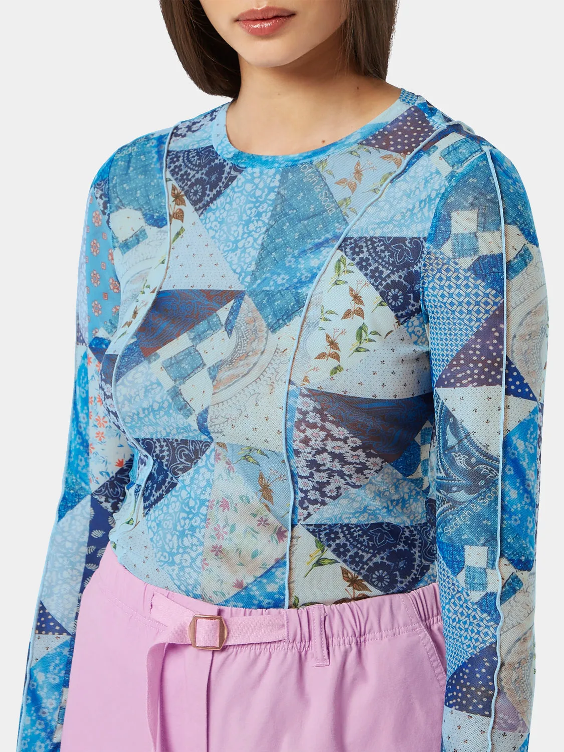 Print mesh top sold by Scotch and Soda product image thumbnail 5