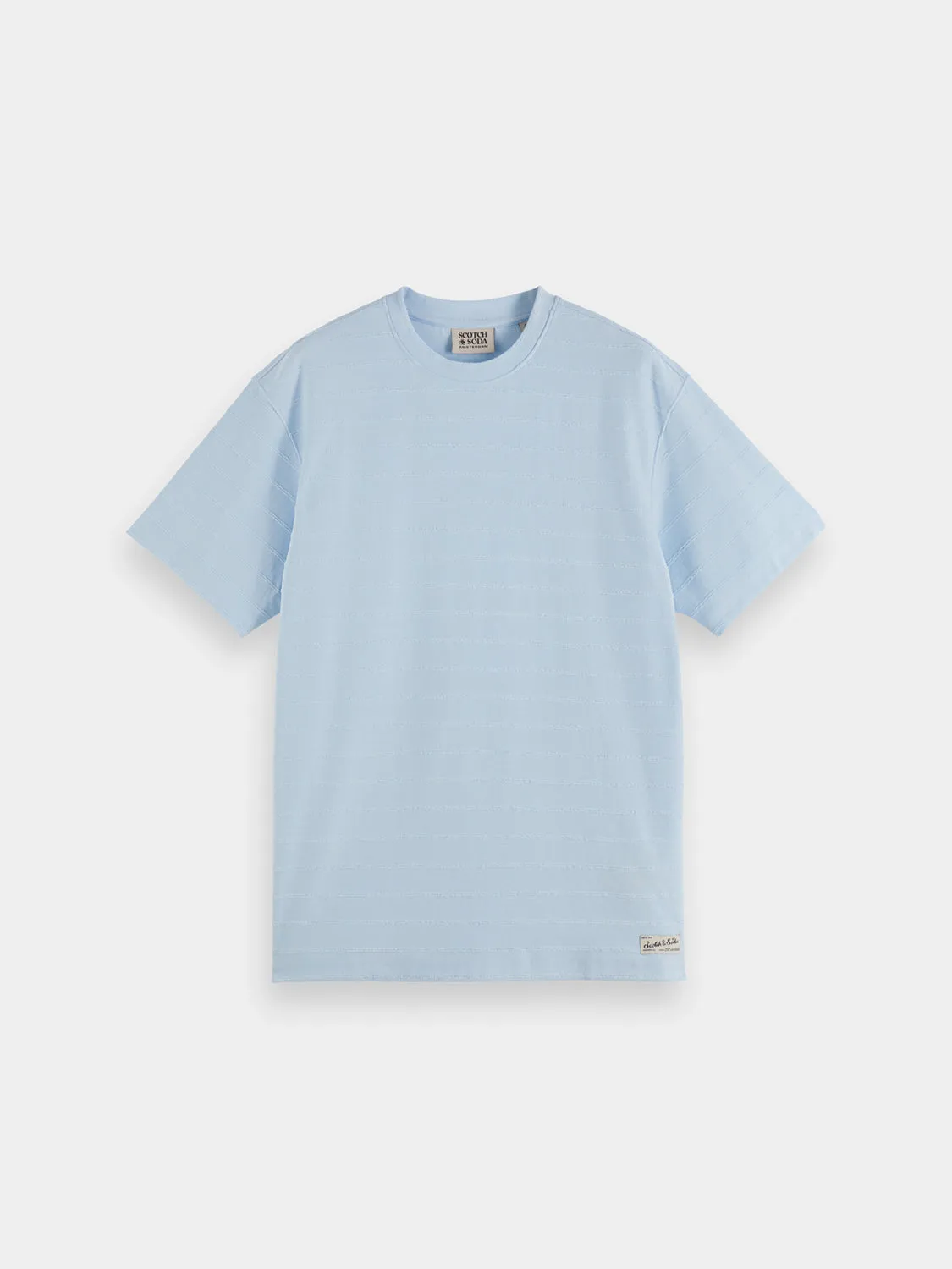 Towelling striped t-shirt sold by Scotch & Soda