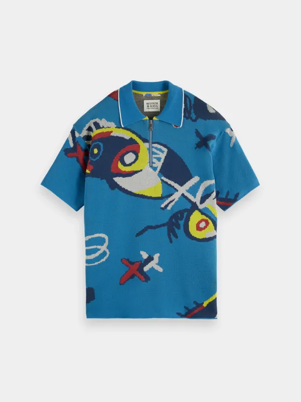 Knitted polo sold by Scotch and Soda
