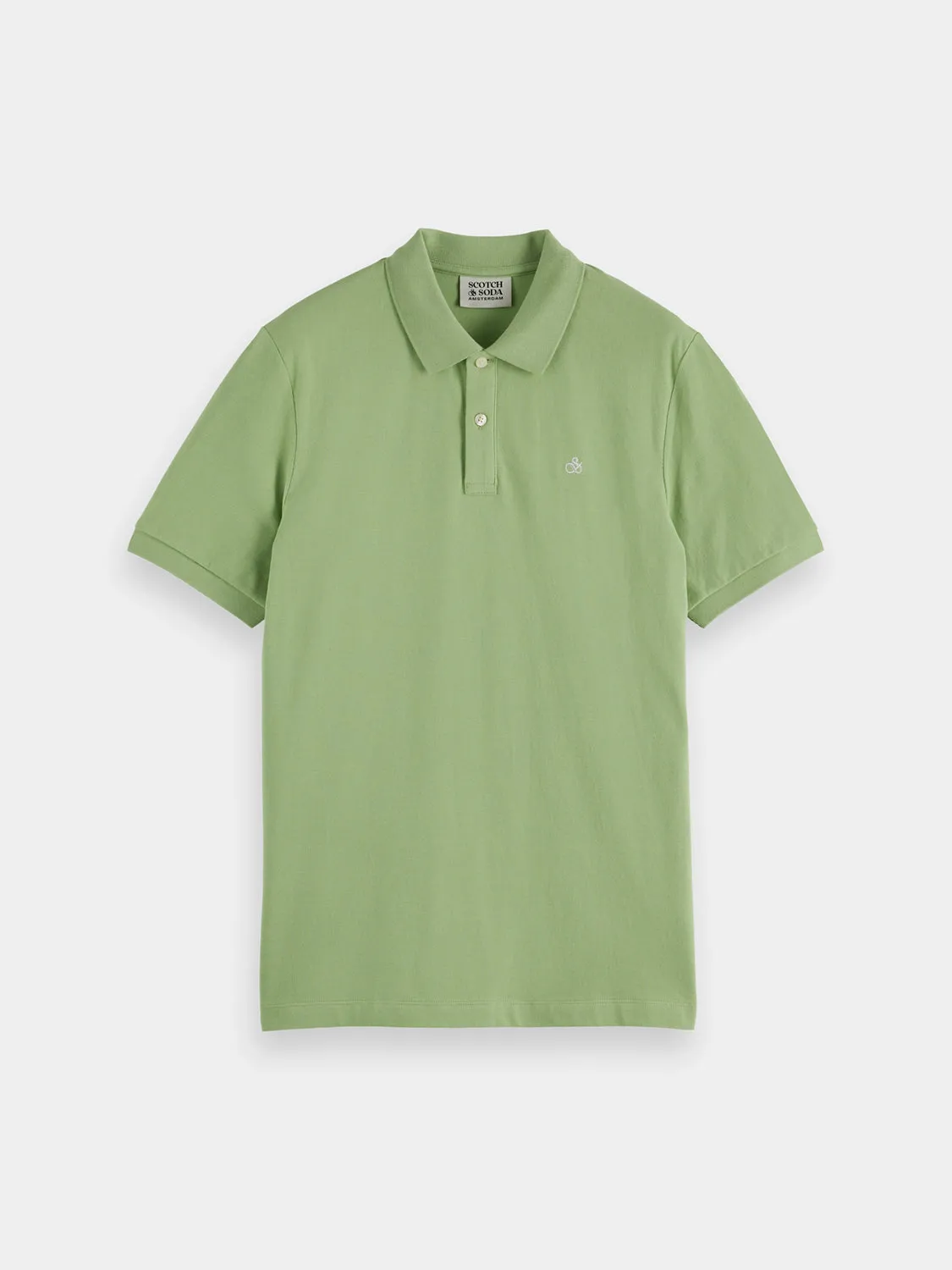 Logo pique polo sold by Scotch and Soda