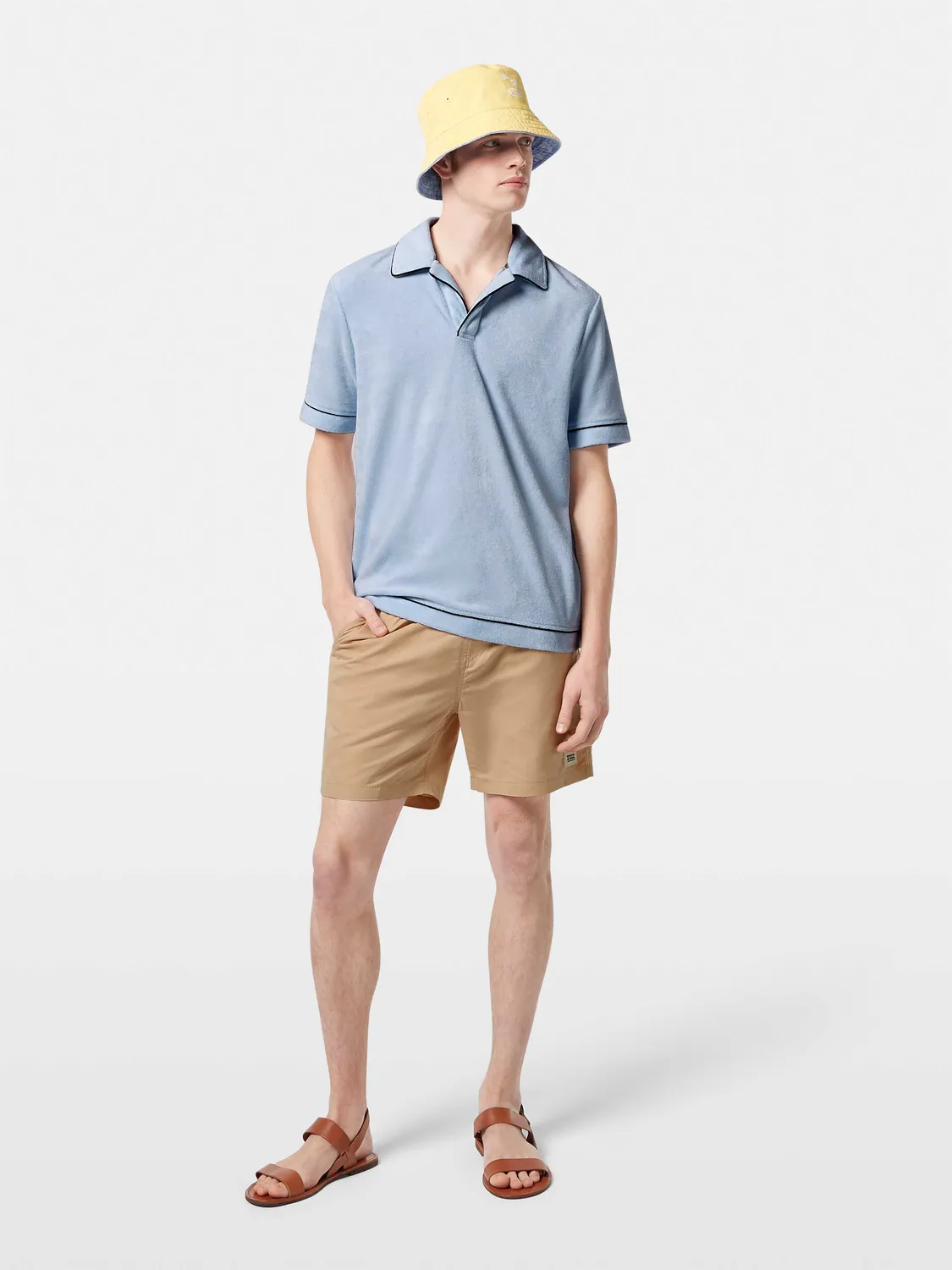 Towelling polo sold by Scotch & Soda product image thumbnail 4