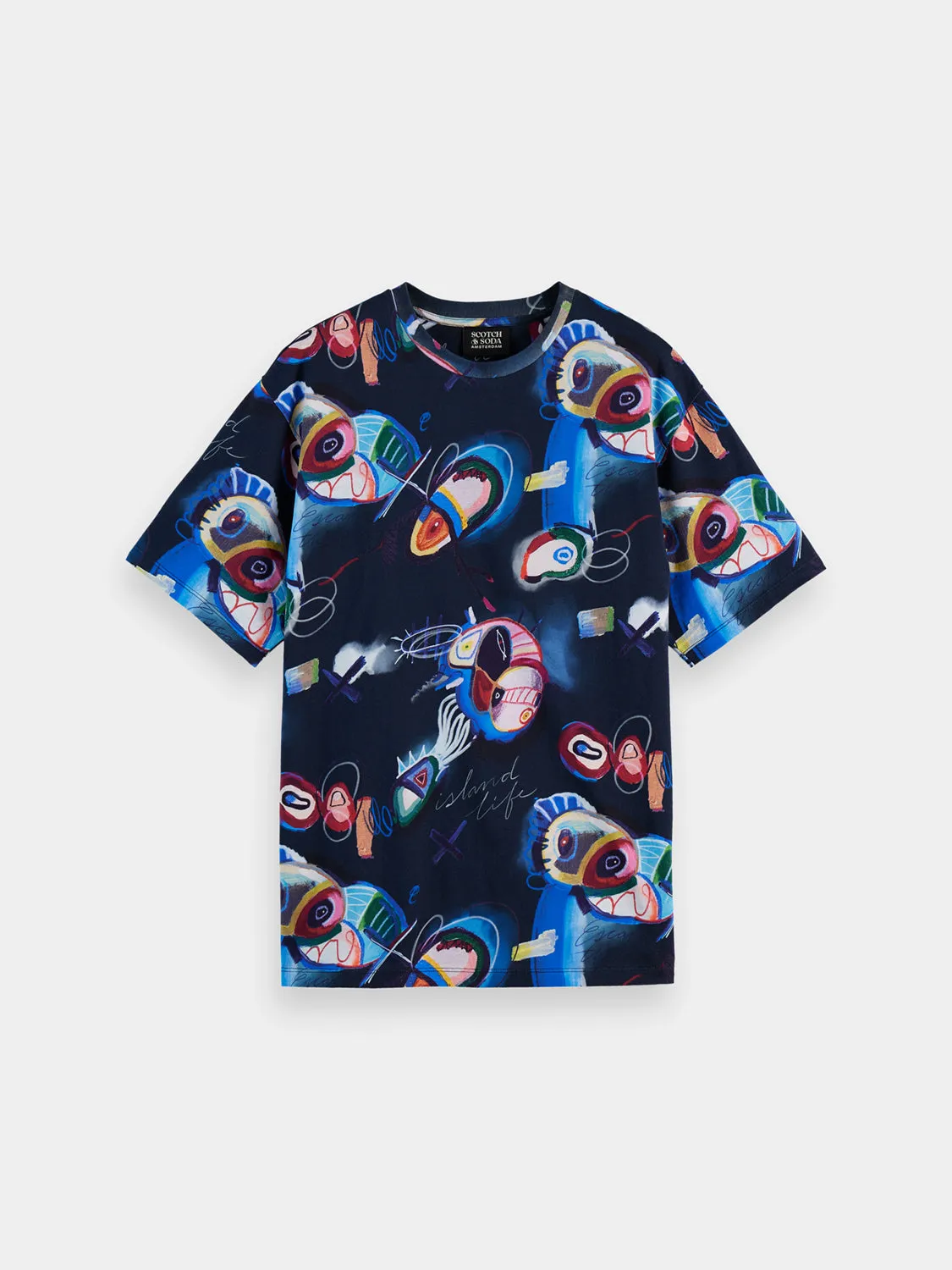 Printed t-shirt sold by Scotch & Soda
