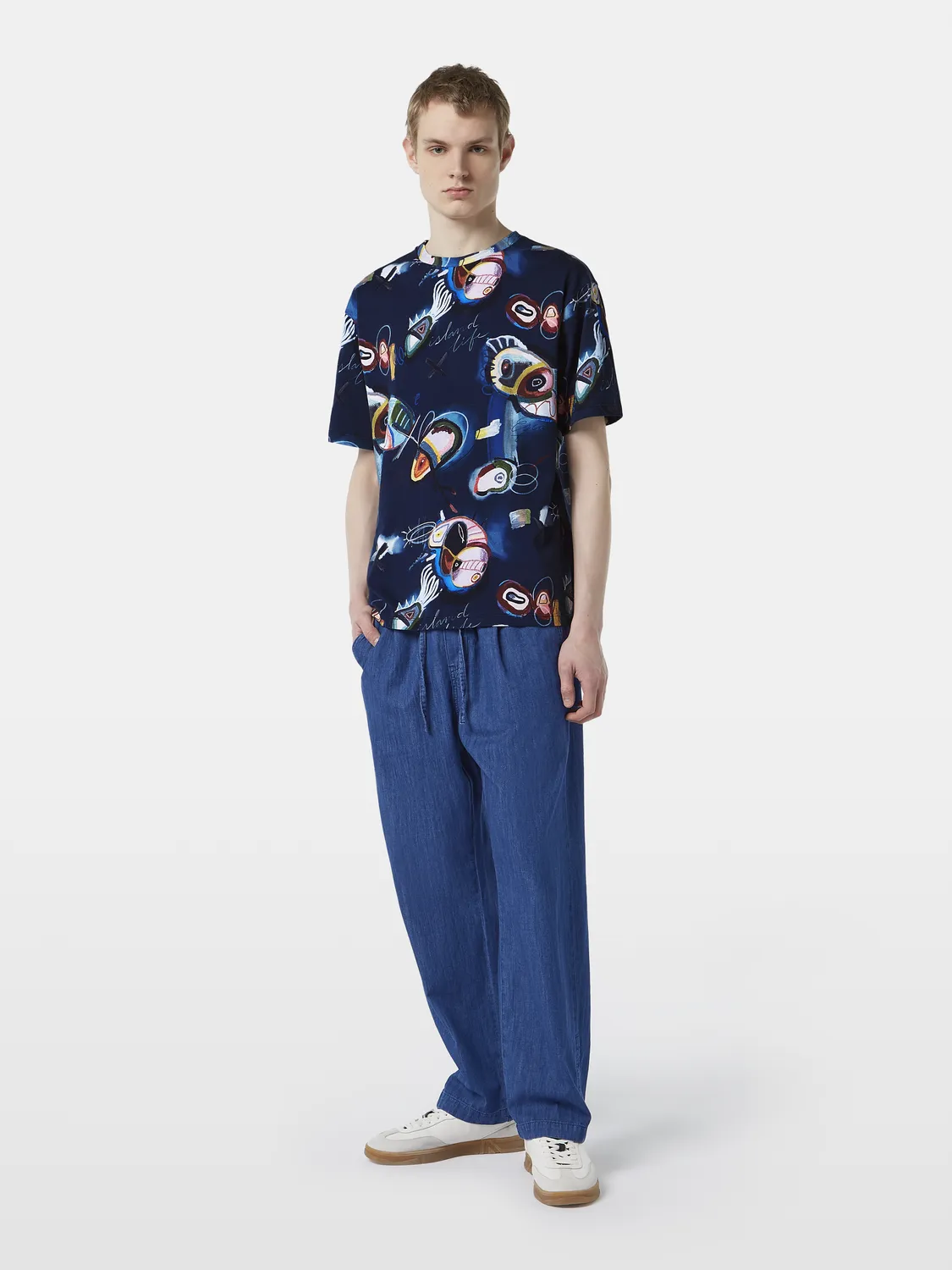 Printed t-shirt sold by Scotch & Soda product image thumbnail 4