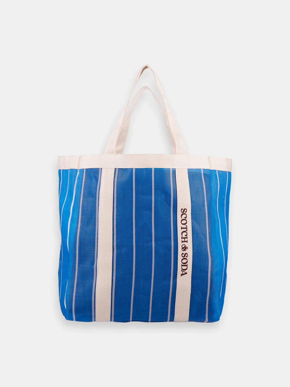 Striped beach bag sold by Scotch & Soda