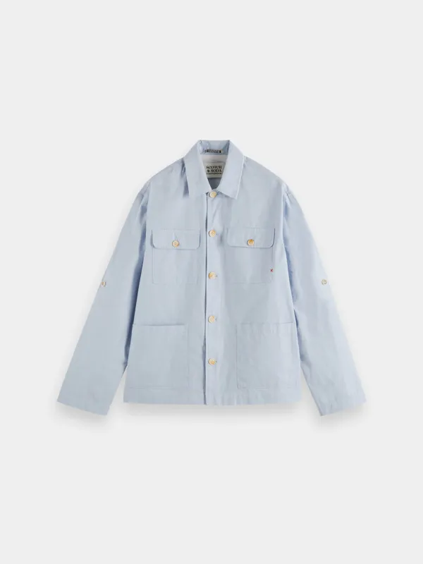 Cotton-linen overshirt sold by Scotch and Soda