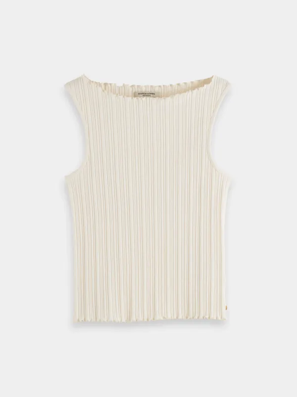 Structured ribbed tank sold by Scotch and Soda