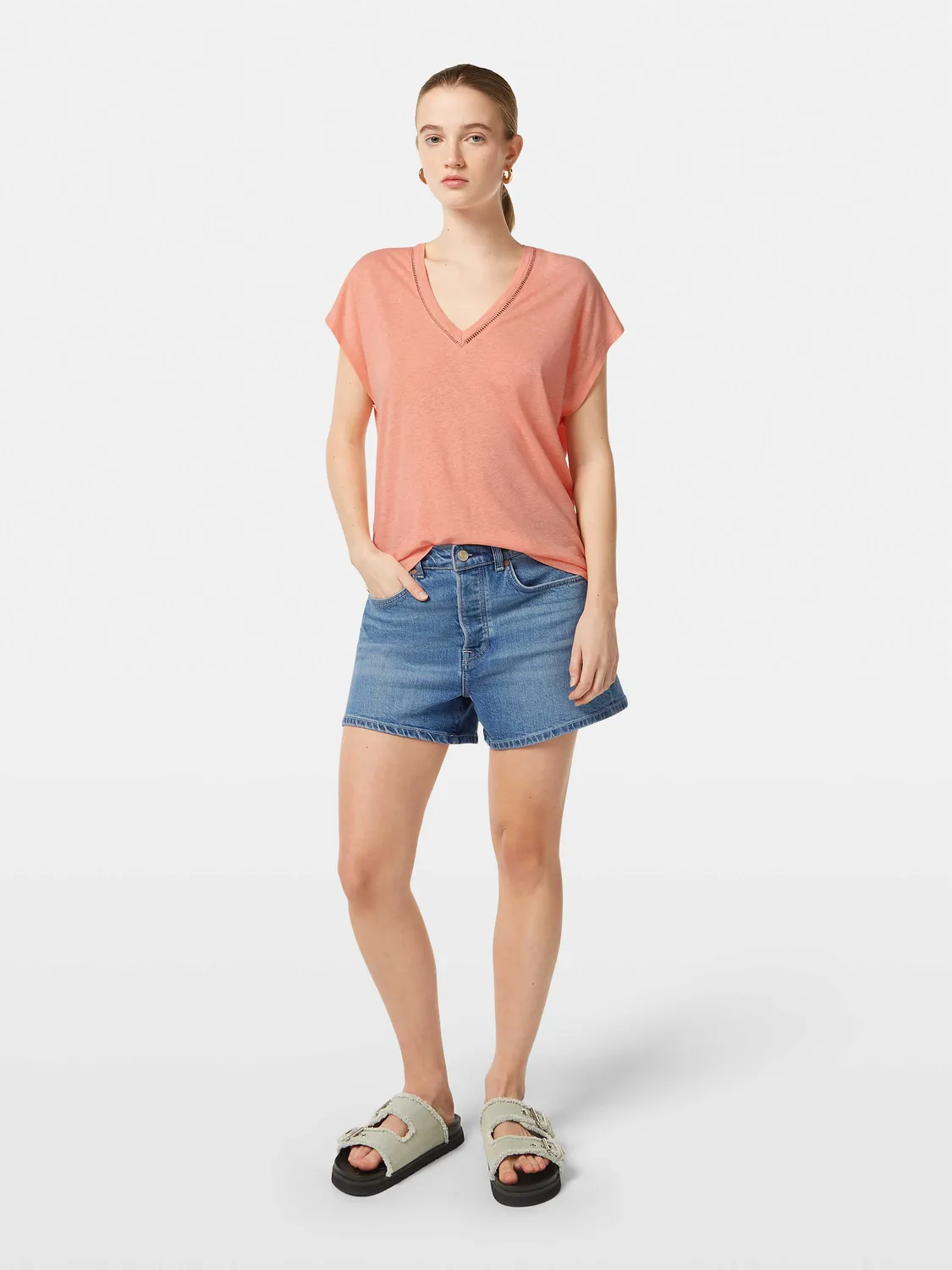 V-neck t-shirt sold by Scotch and Soda product image thumbnail 4