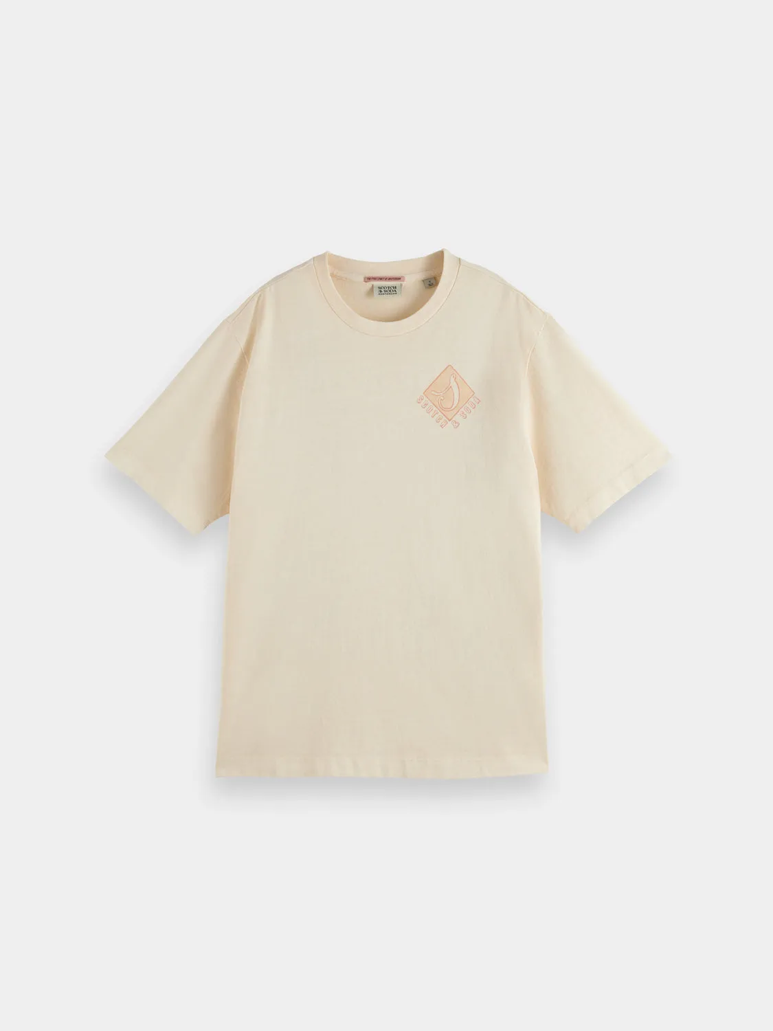 Garment-dyed t-shirt sold by Scotch and Soda
