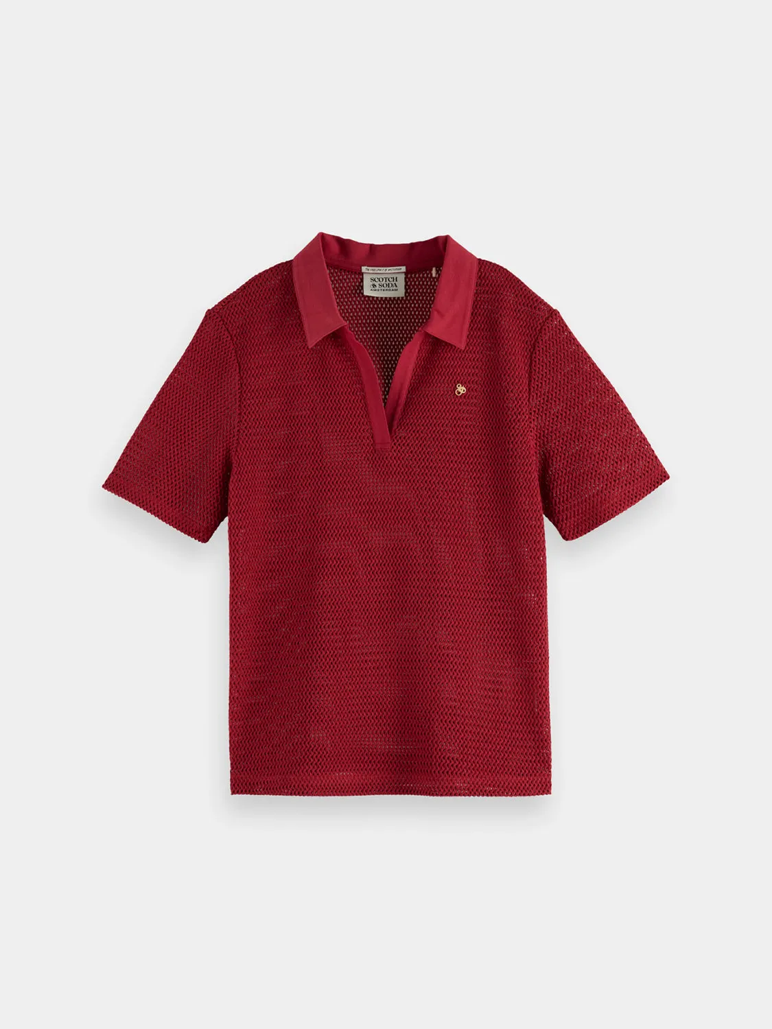 Crochet polo sold by Scotch & Soda