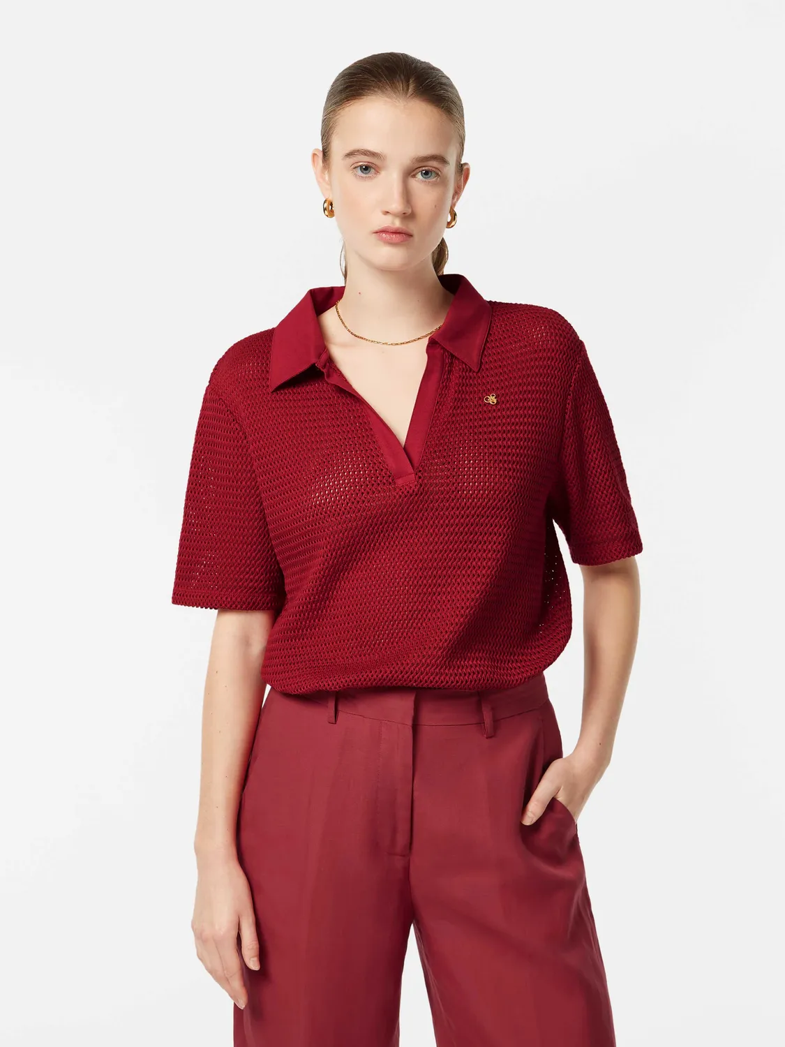 Crochet polo sold by Scotch & Soda product image thumbnail 2