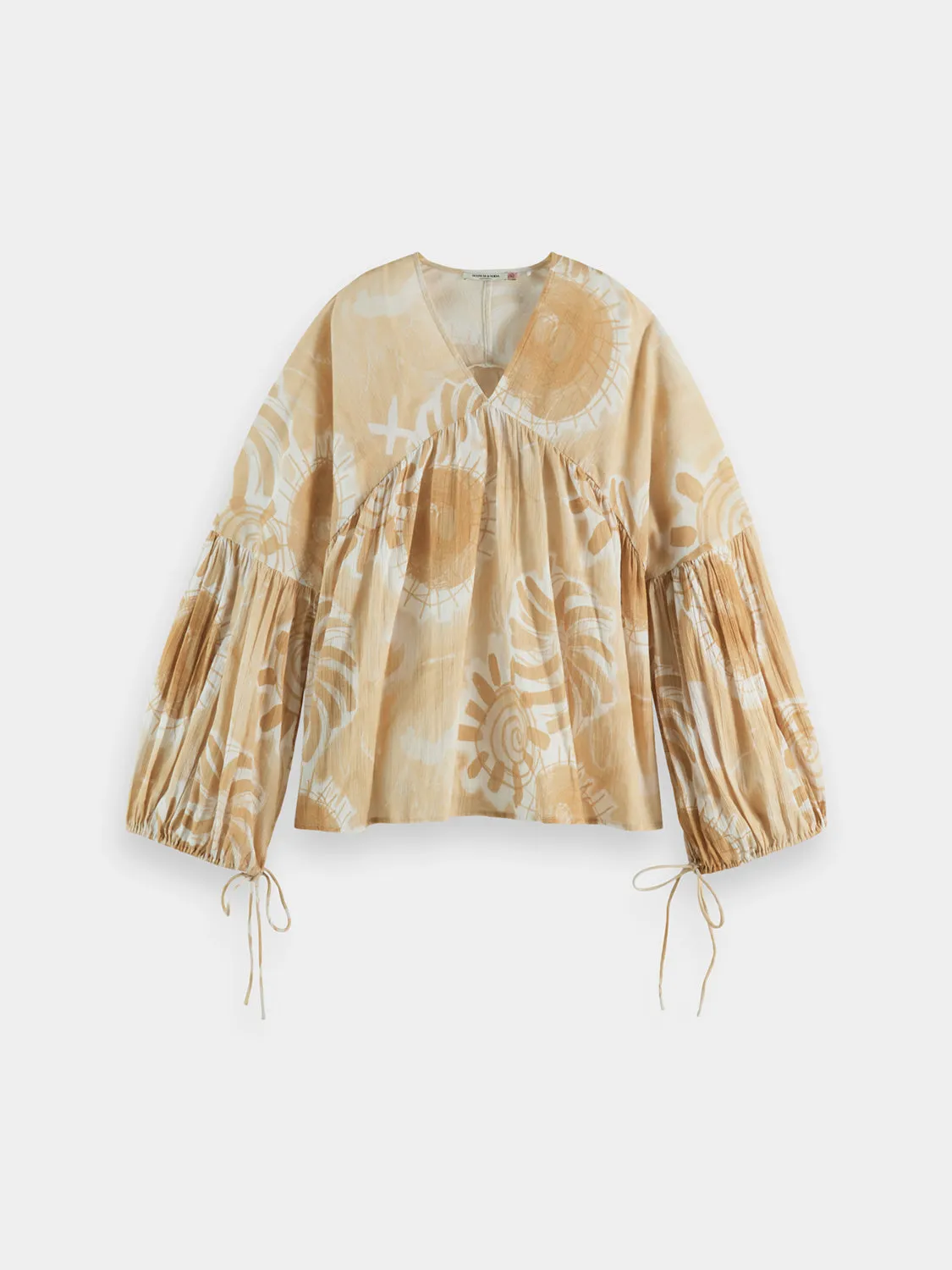 Printed crinkle top sold by Scotch and Soda