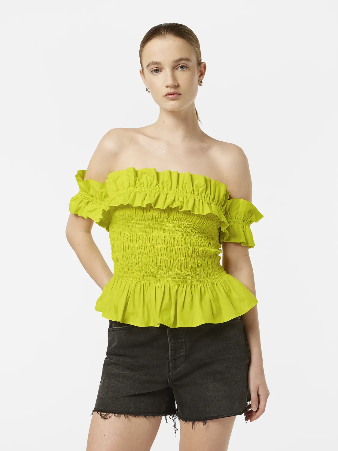 Off shoulder ruffled top sold by Scotch and Soda product image thumbnail 2