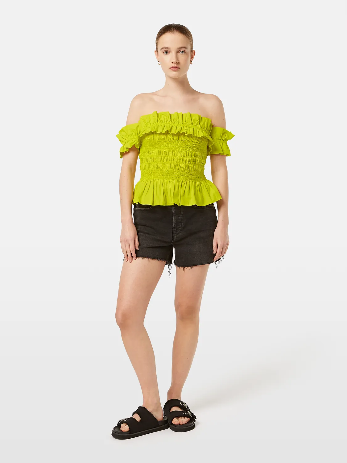 Off shoulder ruffled top sold by Scotch and Soda product image thumbnail 4