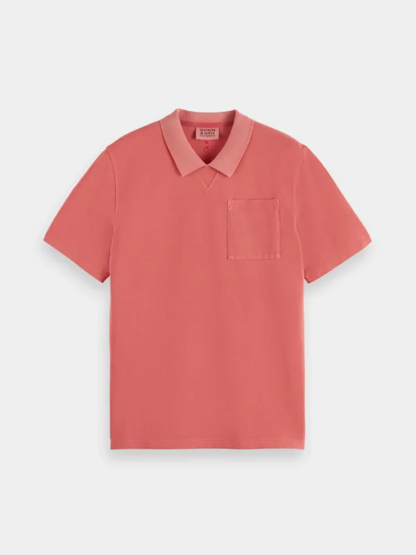 Garment-dyed polo sold by Scotch and Soda