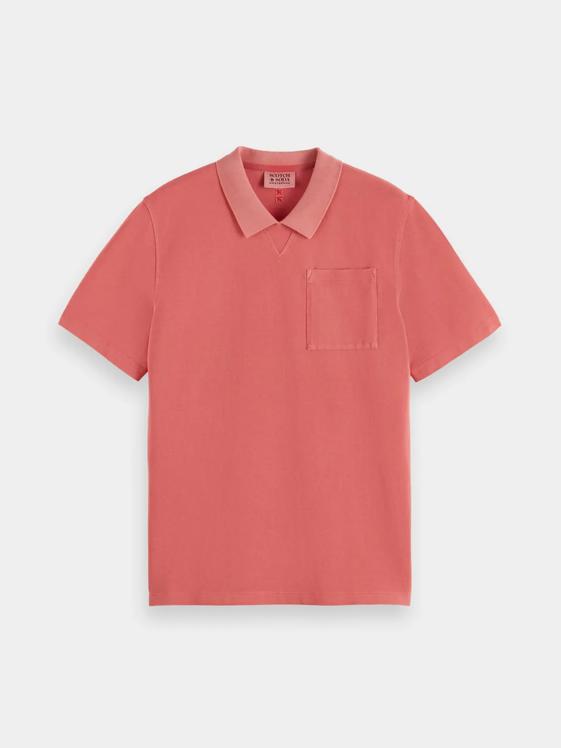 Garment-dyed polo sold by Scotch and Soda