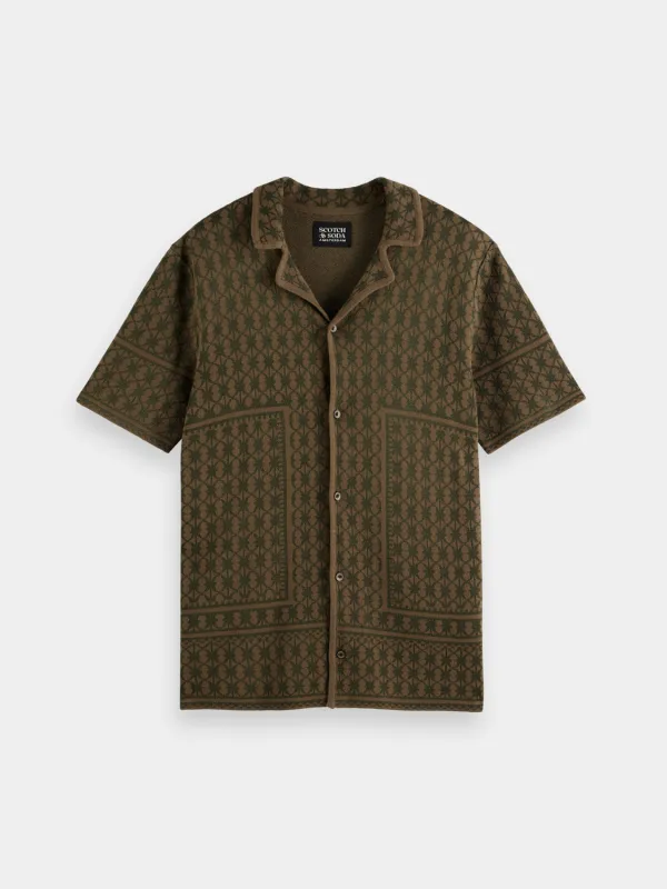 Jacquard knitted shirt sold by Scotch and Soda