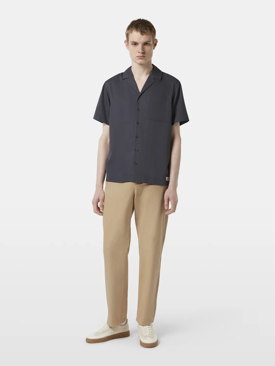 Sateen short sleeved shirt sold by Scotch and Soda product image thumbnail 4