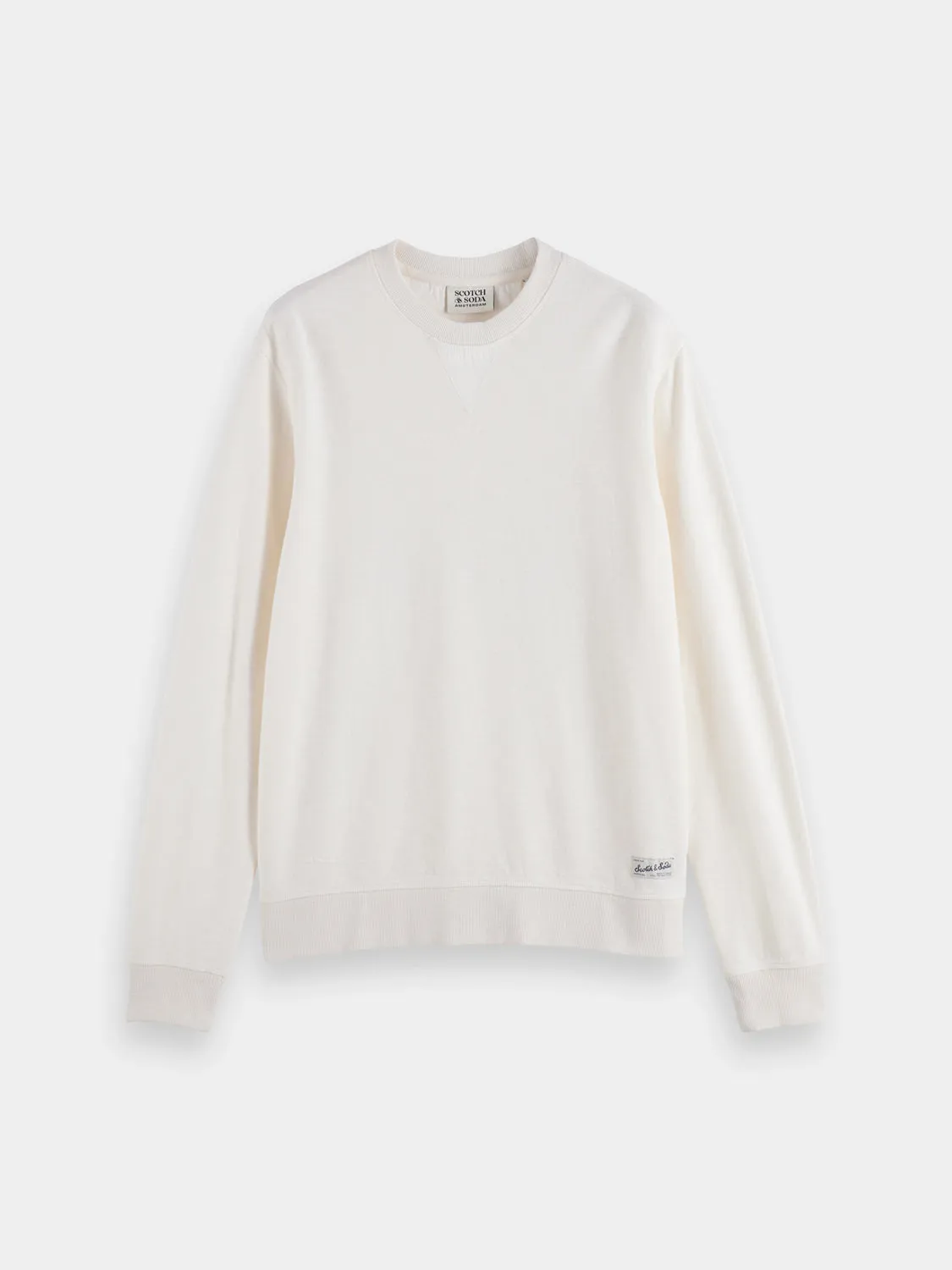 Garment-dyed sweatshirt sold by Scotch and Soda