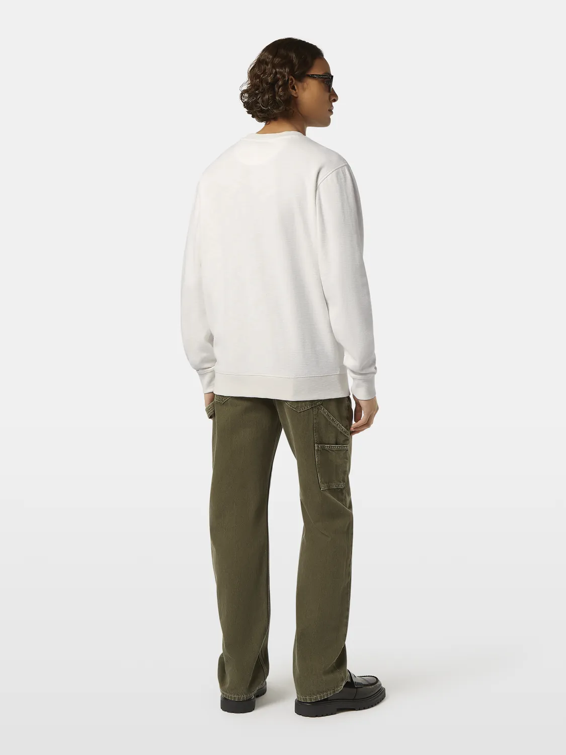 Garment-dyed sweatshirt sold by Scotch and Soda product image thumbnail 3
