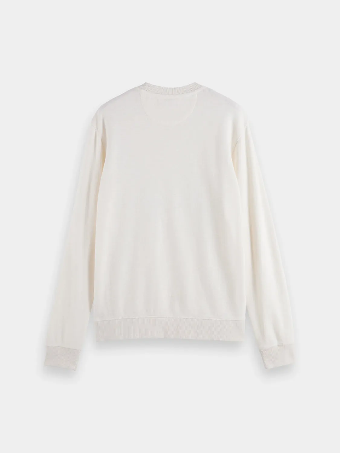 Garment-dyed sweatshirt sold by Scotch and Soda product image thumbnail 5