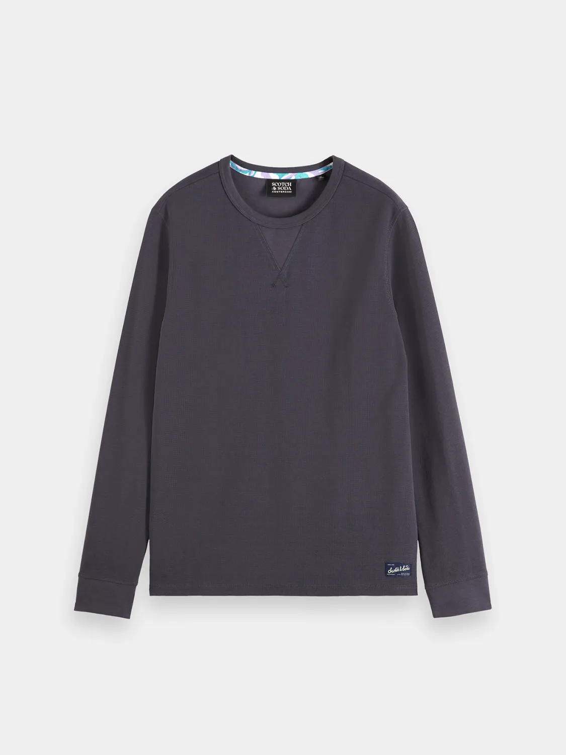 Waffle long sleeved t-shirt sold by Scotch and Soda