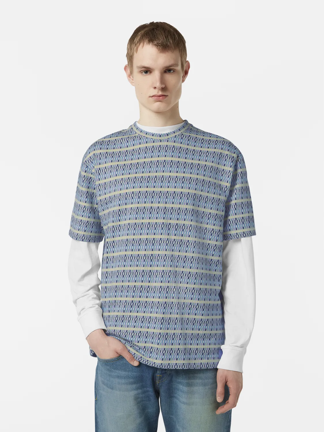 Jacquard t-shirt sold by Scotch and Soda product image thumbnail 2