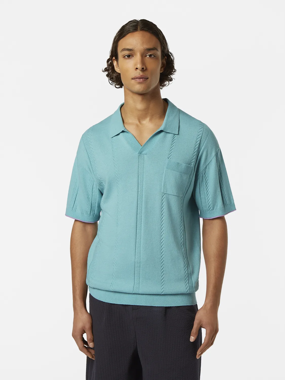 Knitted polo sold by Scotch and Soda product image thumbnail 2