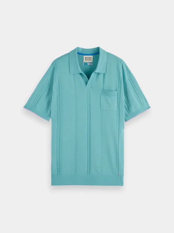 Knitted polo sold by Scotch and Soda