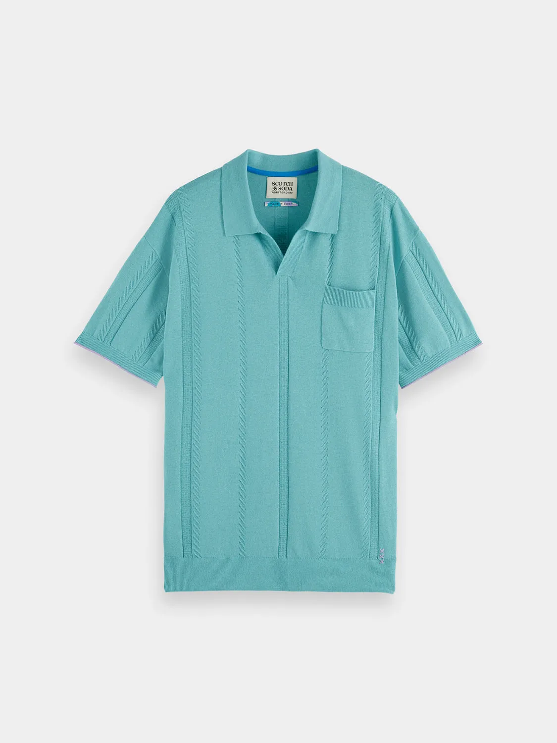 Knitted polo sold by Scotch and Soda