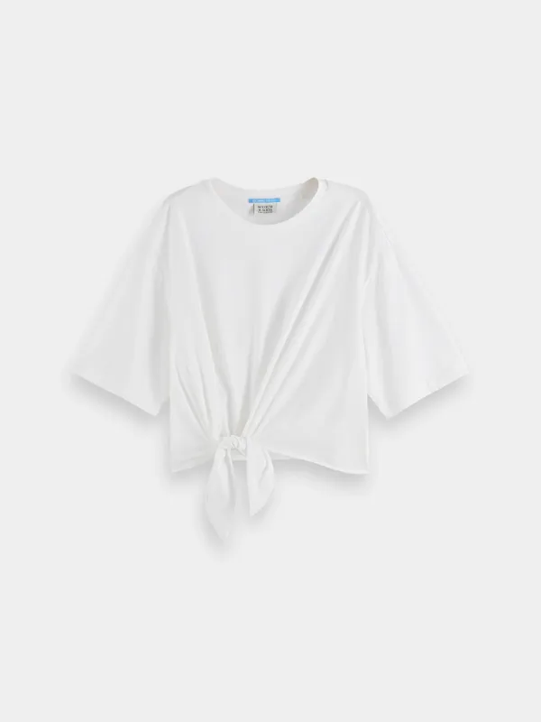 Knotted t-shirt sold by Scotch and Soda