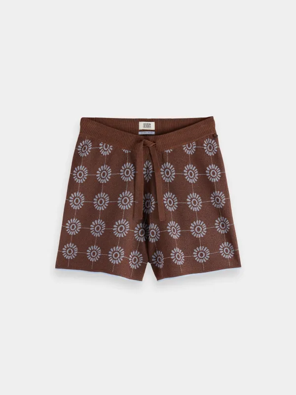 Jacquard knitted shorts sold by Scotch and Soda