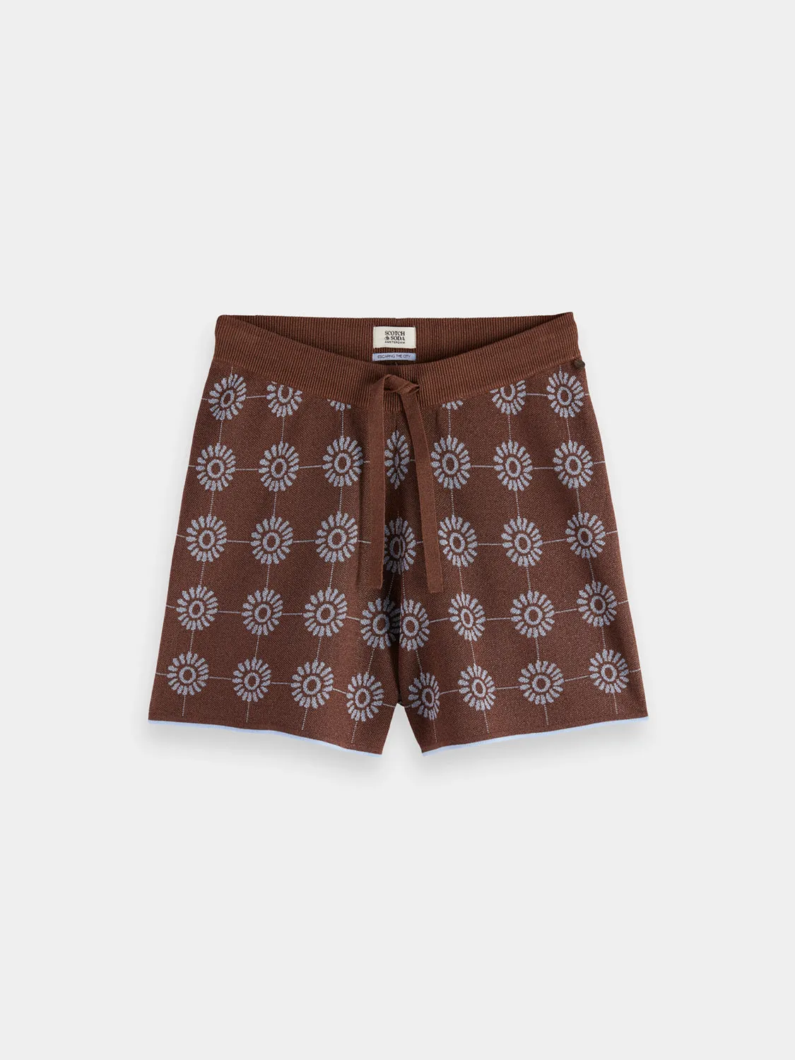 Jacquard knitted shorts sold by Scotch and Soda