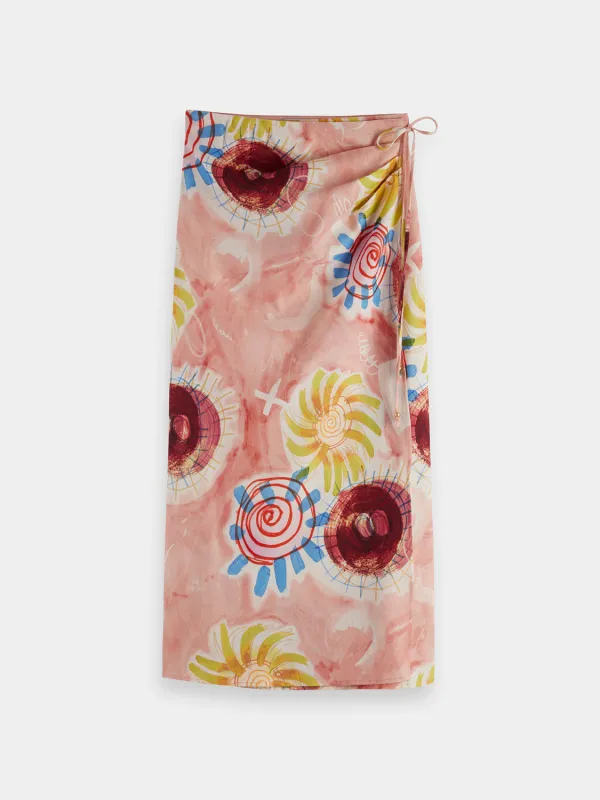 Midi wrap skirt sold by Scotch and Soda