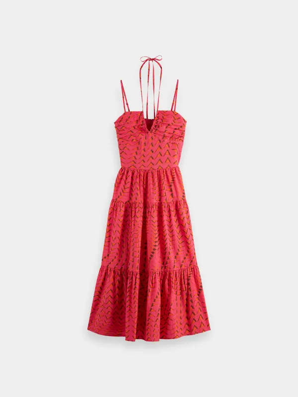Seersucker midi dress sold by Scotch and Soda