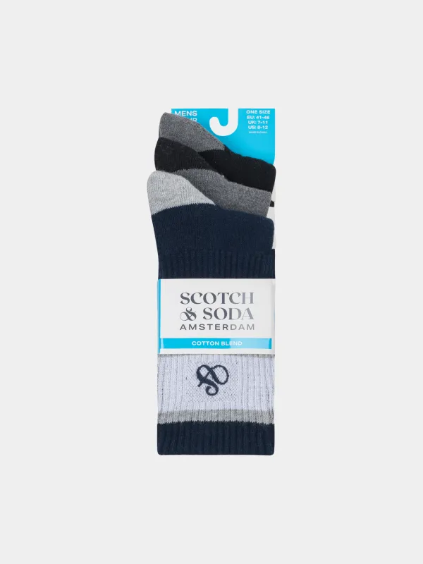 3-pack crew socks sold by Scotch and Soda