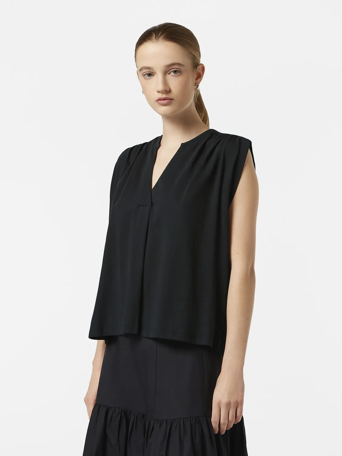Drapey v-neck top sold by Scotch & Soda product image thumbnail 2
