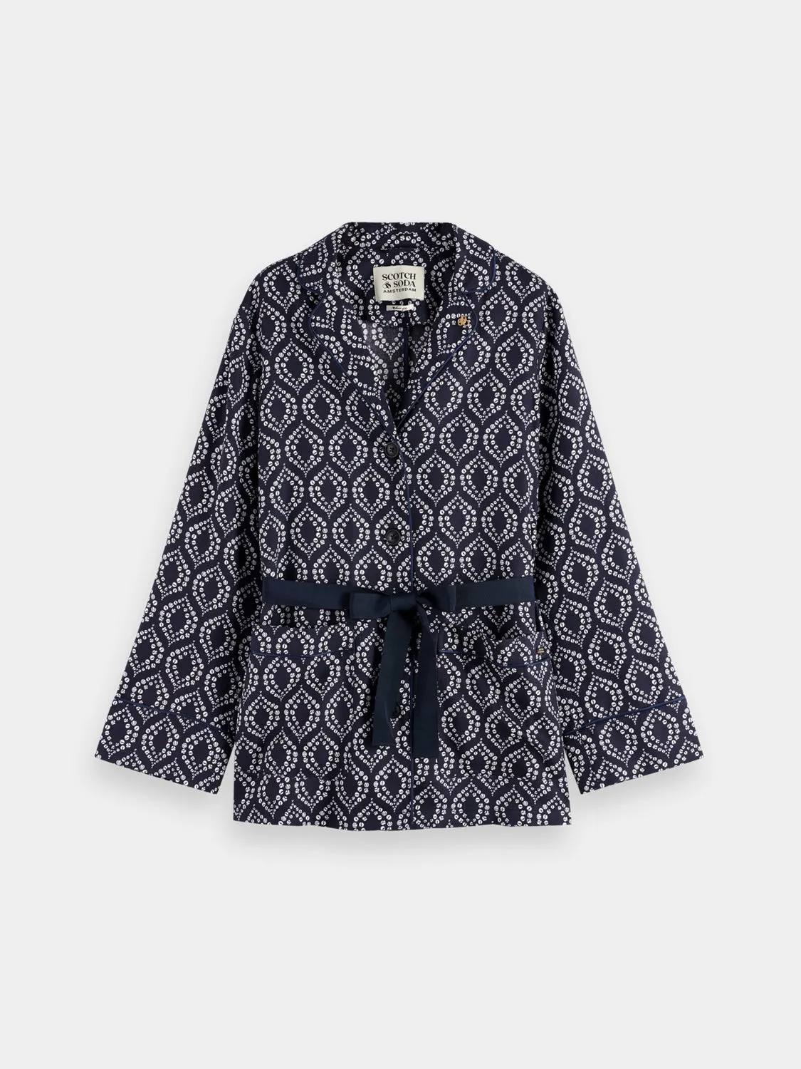 Printed pyjama blazer sold by Scotch & Soda