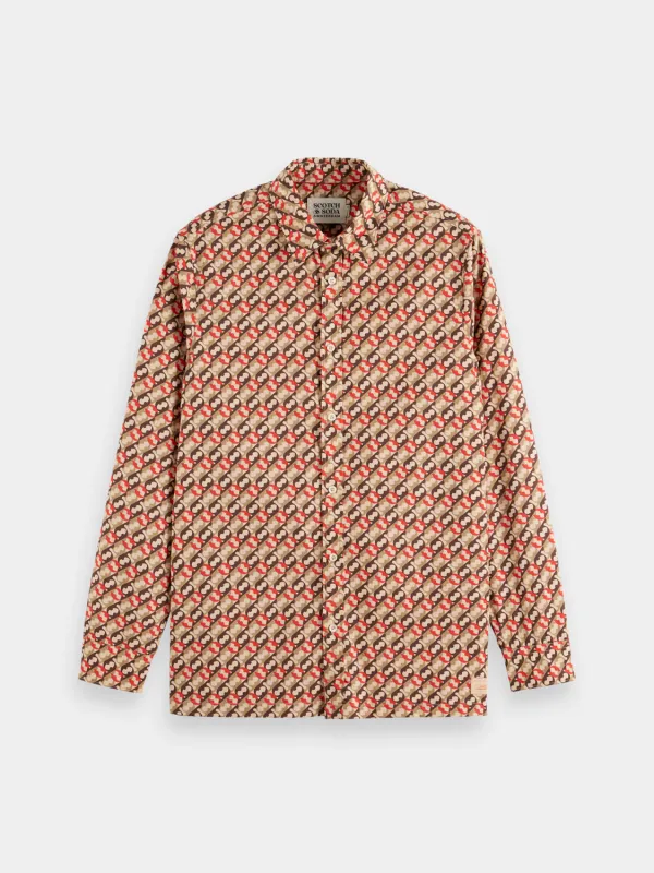 Geo-print shirt sold by Scotch and Soda