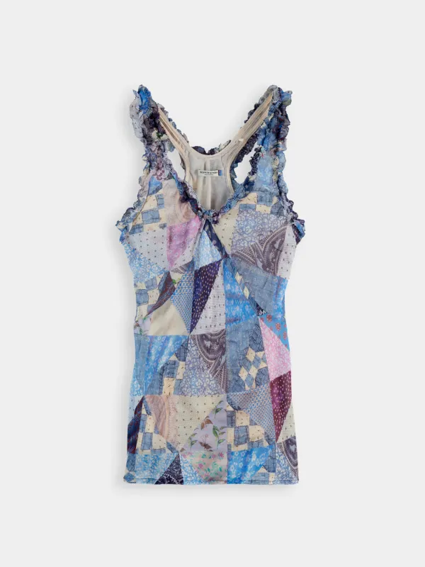 Ruffle tank sold by Scotch and Soda