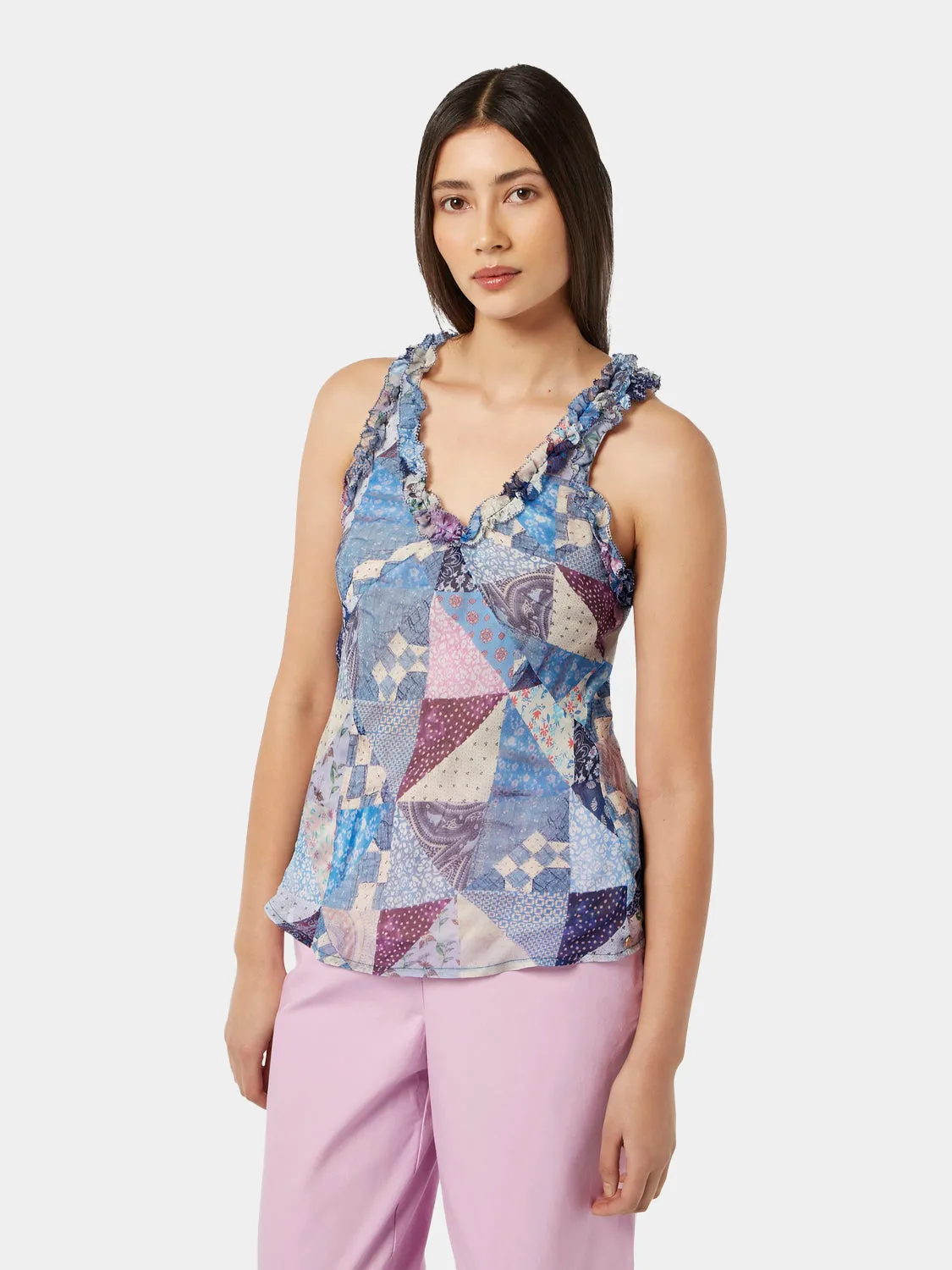 Ruffle tank sold by Scotch and Soda product image thumbnail 2