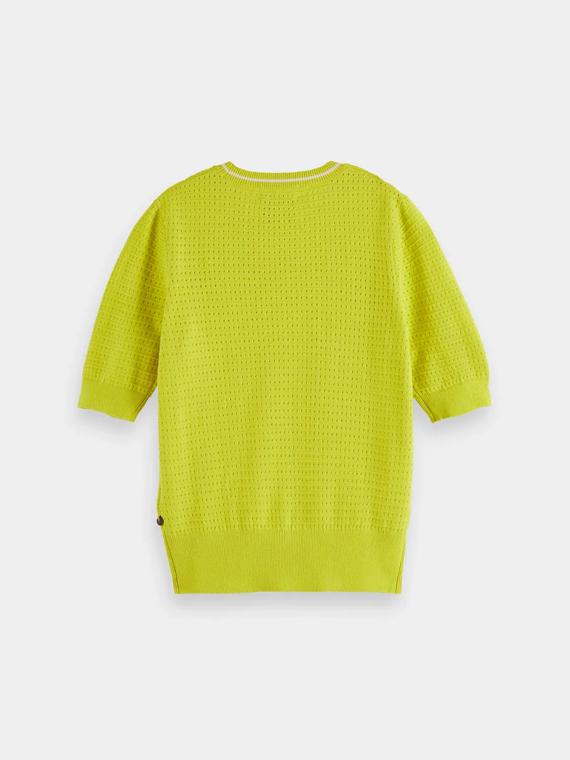 Pointelle short sleeved pullover sold by Scotch and Soda product image thumbnail 5