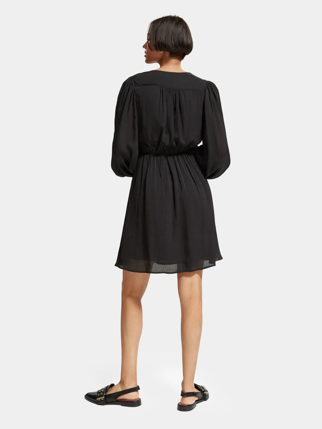 Balloon sleeve mini dress sold by Scotch & Soda product image thumbnail 3