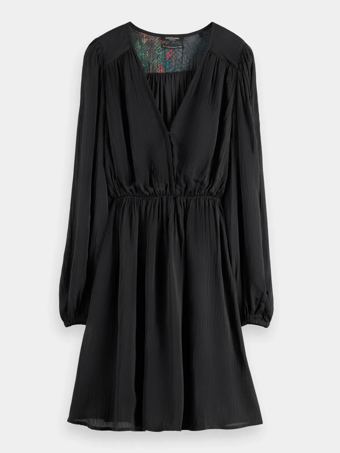 Balloon sleeve mini dress sold by Scotch & Soda product image thumbnail 2